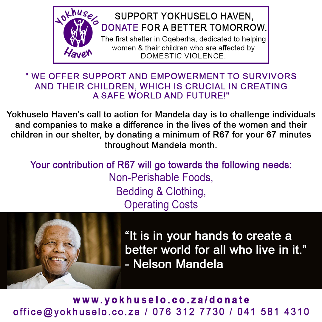 Support Yokhuselo Haven - Mandela Day