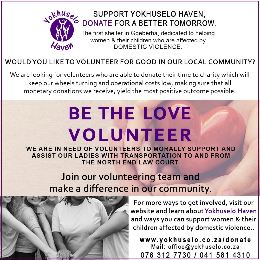 Plea for help with monetary donations for Yokhuselo Haven Volunteer at Yokhuselo Haven